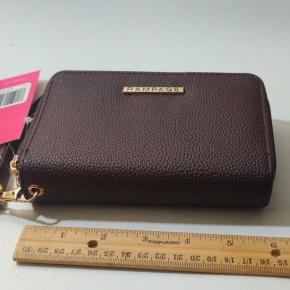 Rampage brown Leather Wallet NWT - Picture 12 of 14